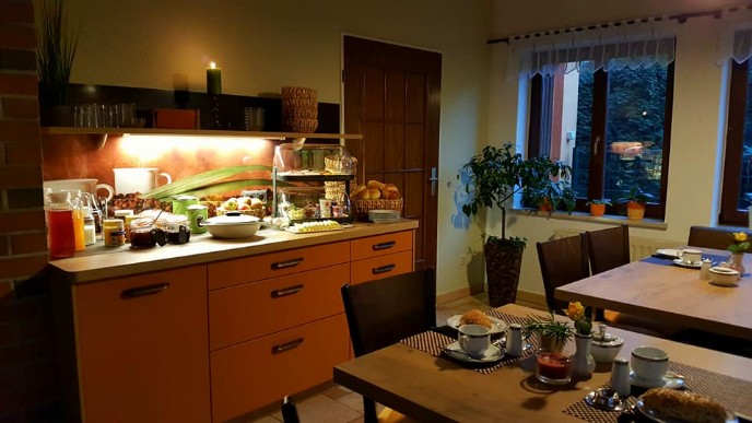 Frühstücksbuffet hier können sich unsere Gäste sich zum Frühstück bediehen